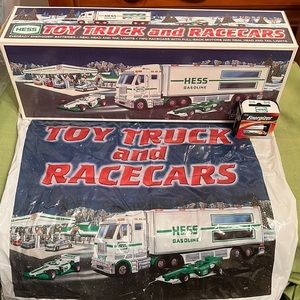 Hess 2003 toy truck and race cars UNOPENED